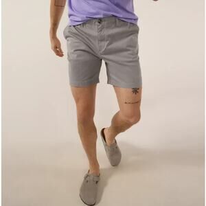 Chubbies Men's Gray The Silver Linings 7" Originals Stretch Short Size L